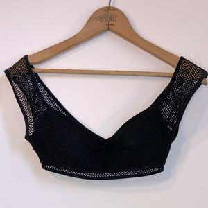 ($8 Bundle) Victoria Secret Black Mesh Sports Bra